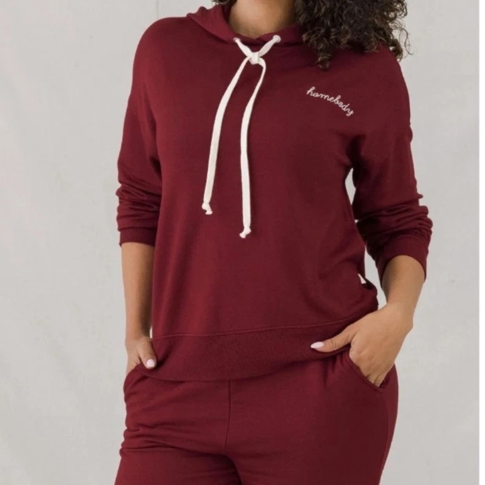 Magnolia Women's Burgundy Lounge Set Size Small
